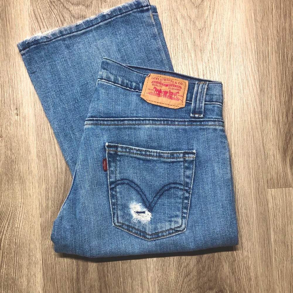 Levi boot cut jeans